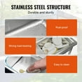 thumbnail image 3 of HCY Stainless Steel Utility Sink, Free Standing Single Bowl Commercial Kitchen Sink Set w/Workbench, 39.4 x 19.1 x 37.4 in Commercial Single Bowl Sinks for Garage, Restaurant, Laundry, NSF Certified, 3 of 6