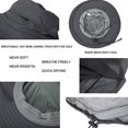 thumbnail image 4 of Velo de apicultor/sombreros de mosquitera para apicultura de abejas con red/gorra de protección solar para senderismo, 4 of 5