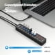 thumbnail image 2 of Hub USB 3.0 alimentado por vantisan de 11 puertos con 4 puertos de carga, 2 of 7