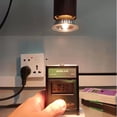 thumbnail image 3 of Dual-Head Reptile Basking Light Fixture with Auto Timer - Adjustable UVB Heating Lamp for Turtles and Lizards - Black, Long Design for Optimal Sunlight Simulation (Bulbs not included), 3 of 6