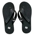 thumbnail image 5 of Women Summer Slippers Fashion Flat-bottom Rhinestone Sandals Flip Flops Solid Color Casual Beach Flip Flops Slide Flash Bling Bling Slippers For Women, 5 of 5