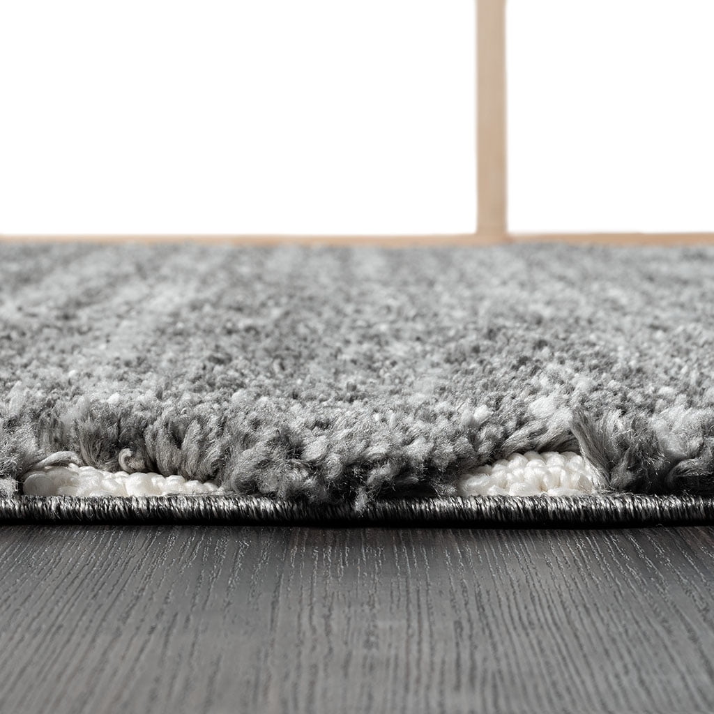 MAYEERTY 8'x10' Trellis Area Rug for Living Room Bedroom in Grey and Cream