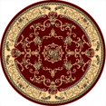 thumbnail image 1 of Rugs America 21332 5 Pi 3 Po Nouvelle Vision Souvanerie Rouge Zone Ronde Tapis, 1 of 1