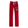 thumbnail image 4 of Xunlbb Women Wide Leg Pants, Ladies' Fashion Printed Pants For Valentine's Day ,Red 3 5XL, 4 of 5