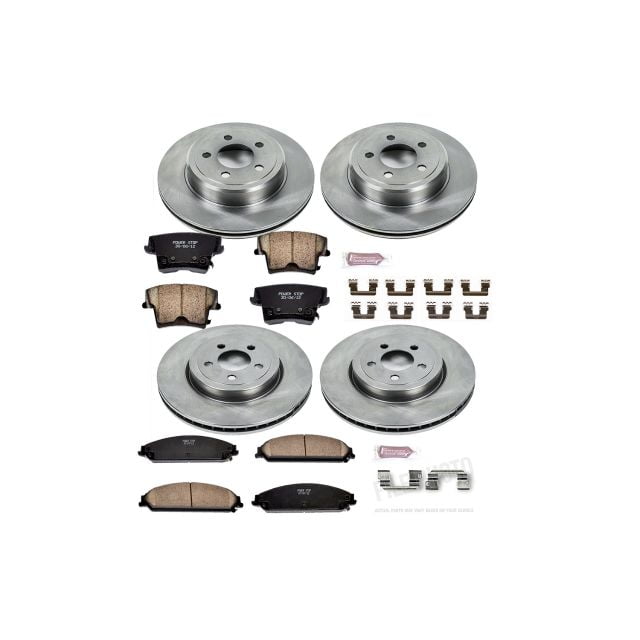 Power Stop KOE7001 Front Stock Replacement Brake Kit