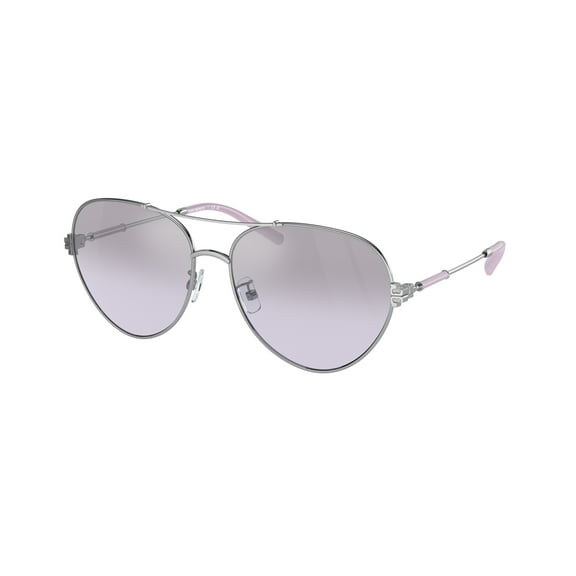 Sunglasses Tory Burch TY 6098 33567A Silver Violet Mirror Gradient