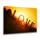 thumbnail image 2 of Póster de lienzo con diseño de amor negro y metal al atardecer, decoración para dormitorio, paisaje deportivo, decoración para oficina, regalo, estilo marco, 20 x 30 cm, 2 of 8