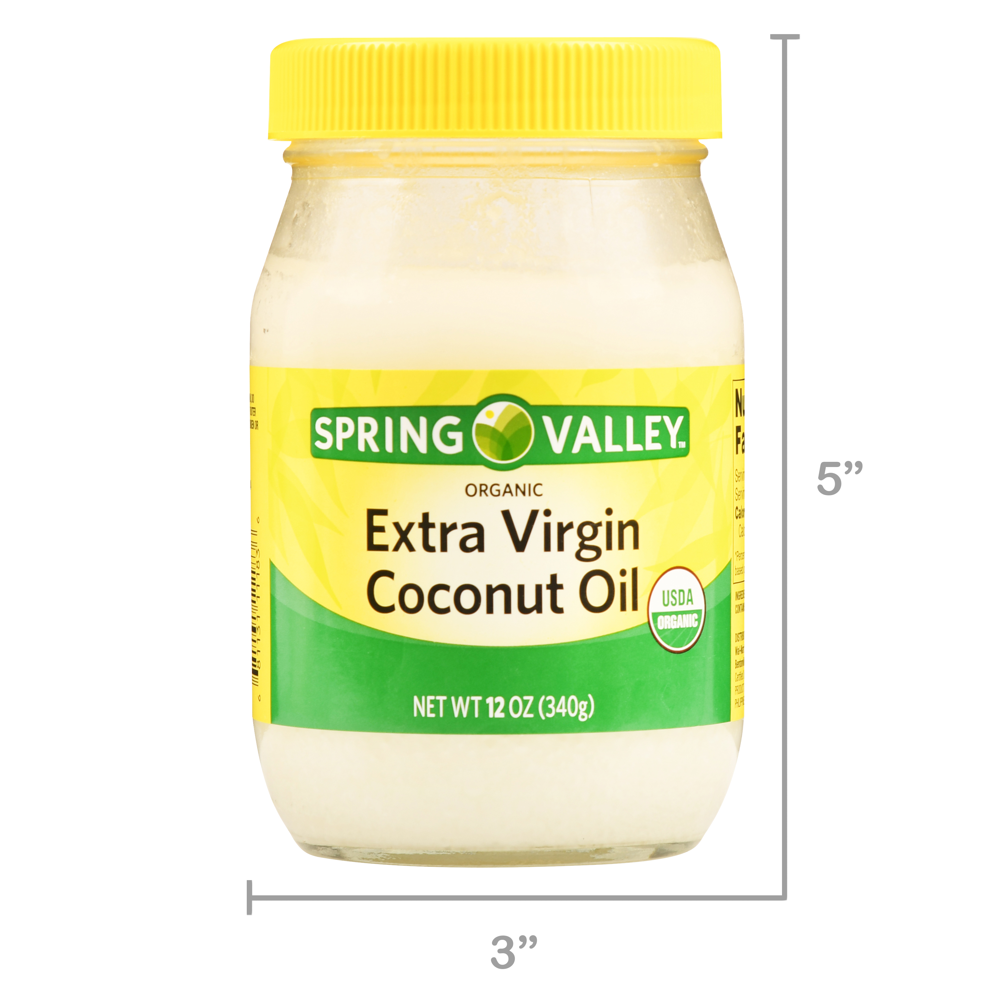 Spring Valley Organic Extra Virgin Coconut Oil, 12.0 Oz - image 4 of 6
