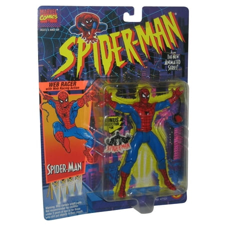 Marvel Spider-Man Animated Series Web Racer Toy Biz Action (Best Animated Web Series)