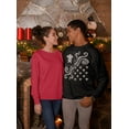 thumbnail image 3 of Old Glory Mens Cthulhu Lovecraft Dimensions Ugly Christmas Sweater Long Sleeve Sweatshirt, 3 of 6