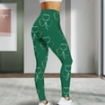 thumbnail image 5 of EHRWE High Waisted St.Patrick's Day Leggings for Women Shamrock 2024 Casual Stretchable Printed Tight Lifting Fitness Leggings Yoga Pants, 5 of 5