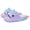 Purple Blue Pink, variant on Unisex Rainbow Shark Slide Sandals, Lightweight Non-Slip Casual Summer Slides