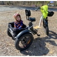 thumbnail image 4 of Addmotor Electric Trike, 750W 85 MI Electric Tricycle for Adults M-340 3 Wheel Electric Bicycle, 48V 20Ah Removable Battery, Step-Thru Electric Bike with Speed Differential & Parking Brake, Blue, 4 of 13