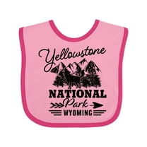 Inktastic Wyoming Yellowstone National Park Boys or Girls Baby Bib