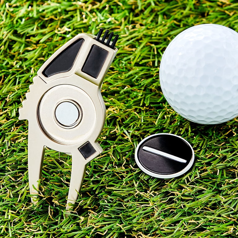 Athletic Works 4-in-1 Golf Divot Tool, Gray photo 1
