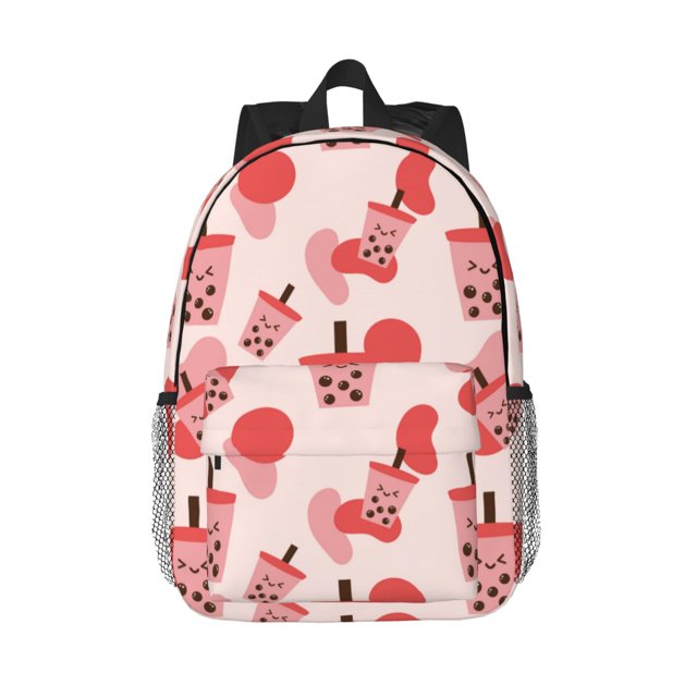 Easygdp Milk Tea5 Mochila Ligera de 15 Pulgadas para Estudiantes, Mochila Cómoda para la Escuela y Viajes, Correas Ajustables