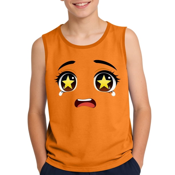 Niños Pequeños Camisola sin Mangas Suave Gradiente Impresión Moda Lindo Fondo para el Uso Casual Y Ocasiones Especiales