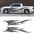 thumbnail image 3 of EIMELI Universal Auto Car Vehicle Body 2 Side Flame Stripes Decals Stickers Decoration, 3 of 6