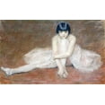 thumbnail image 2 of Carrier-Belleuse, Pierre 14x10 Gold Ornate Wood Framed with Double Matting Museum Art Print Titled - The Ballet Dancer, 2 of 4
