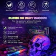 thumbnail image 3 of Washable UV Neon Face Paint Markers Set- Glow in the Dark Pens for Face Body Art & Temporary Tattoos(LR 18 Colors 1 PCS), 3 of 7