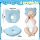 thumbnail image 2 of Almohada Para Bebe Memory Foam Cabeza Prevenir Cabeza Plana Azul, 2 of 4
