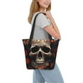 thumbnail image 2 of Honeii Vintage Butterfly Flower Skull Print Women Top Handle Satchel Handbags,Fashion Handbag,Messenger Tote Bag Purse for Women,Shoulder Bag Handbag for Travel, Work, 2 of 6
