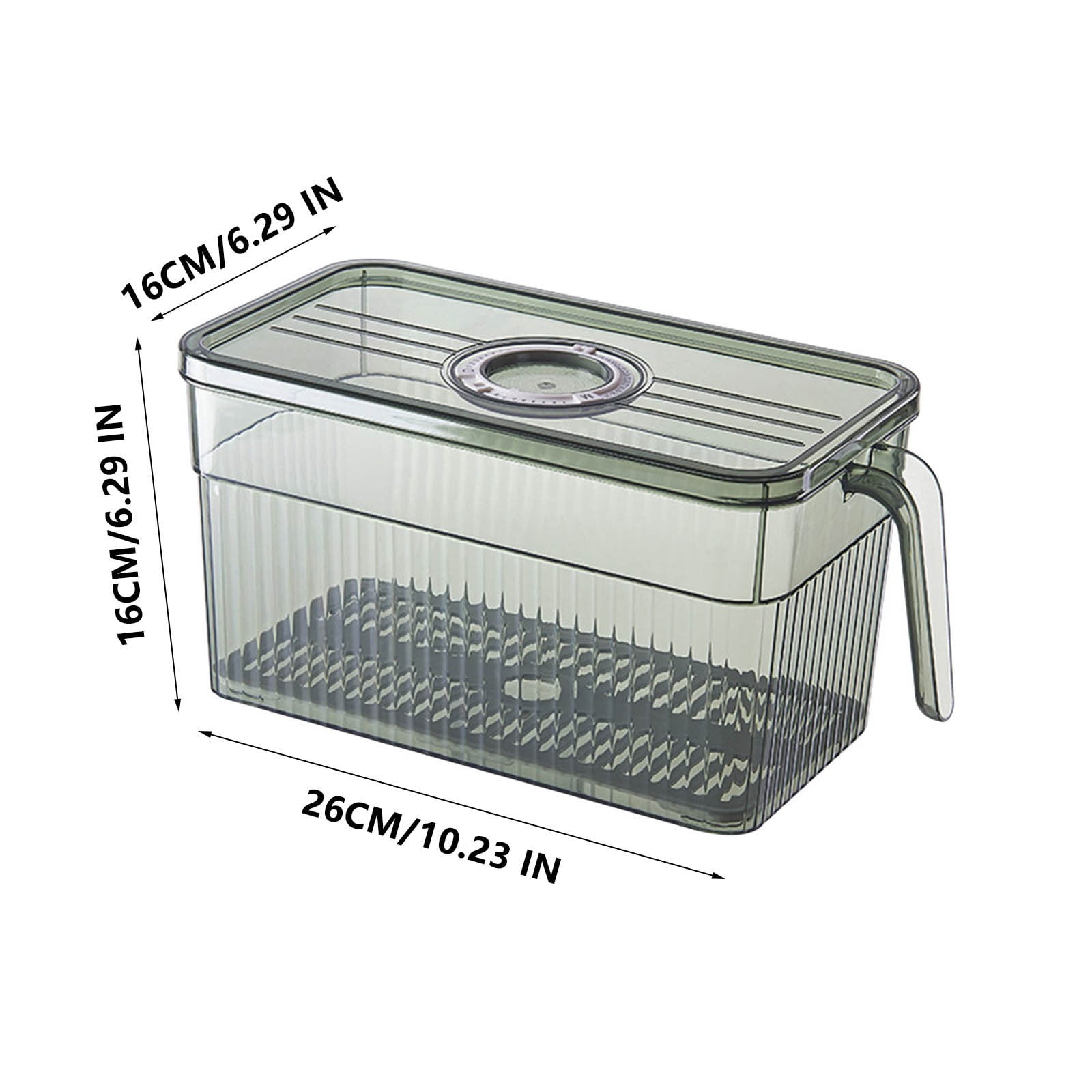 Nkmbld Storage Containers for Organizing Refrigerator Storage Box, Fresh-Keeping Box, Vegetables, Classified Eggs, Storage Box with Lid