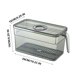 thumbnail image 4 of Cajas De Almacenamiento, Contenedores De Alimentos Tupperware, Plstico Transparente, 10 Unidades, Para Guardar Sobras, Para Organizar La Despensa, Para Alimentos Congelados, 10 Piezas, Ukhbmc, 4 of 8