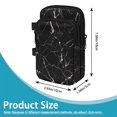 thumbnail image 7 of COEQINE Printed Crutch Bag Walking Cane Accesories Black Marble Crack Forearm Crutch Organizer Pouch, Elbow Crutch Bag, 2 Pockets, Organize Daily Essentials, for Elderly, 7 of 7