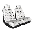 thumbnail image 2 of Naloa Dachshund Dog Car Seat Covers 2PCs Front Car Seat Covers Universal fit for Most Cars SUVs and Trucks - 1, 2 of 5
