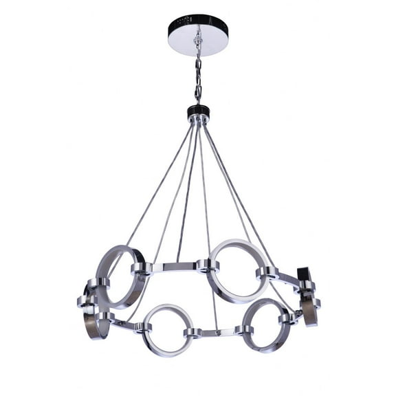 Craftmade Lighting - Context - 30W LED Chandelier In Contemporary Style-27.25