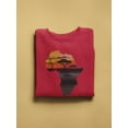 thumbnail image 2 of African Black Landscape Paint Sweatshirt Women -Image by Shutterstock, Female 5X-Large, 2 of 4