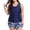 NAVY BLUE+CUBE, variant on OCEAN BLUES Women's Plus Size Swimwear 3 Piece Swimsuit Set Tankini Top Bathing Suit for Woman Swim Tank Top with Bra Boy Shorts Size XL