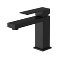 thumbnail image 3 of DAX Roma Single Handle Brass Bathroom Faucet, Matte Black, 3 of 4