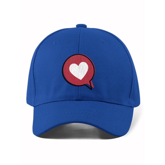 Heart In Speech Bubble Hat -Image by Shutterstock, Small