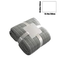 thumbnail image 3 of Summer Blanket 150x200cm Summertime Blankets Soft Fuzzy Warm Multifunctional Cover Blanket Napping Blanket Flannel Gift Blankets Bed Cozy Machine Washable Lightweight Cooling Comforter Gray, 3 of 6