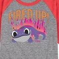 thumbnail image 3 of Frozen 2 - Fired Up - Toddler And Youth Raglan Graphic T-Shirt, 3 of 6