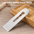thumbnail image 2 of AMERTEERCA Bench Plane Blade  2 Inches High-Carbon Steel Plane Cutter  Block Plane Iron  Replacement Blade for Bench Plane & Jack Plane  Carpentry Hand Planer Blade  Woodworking Tool, 2 of 5