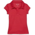 thumbnail image 1 of Polo Nautica para niñas, uniforme escolar, color rojo, talla 5, 1 of 2