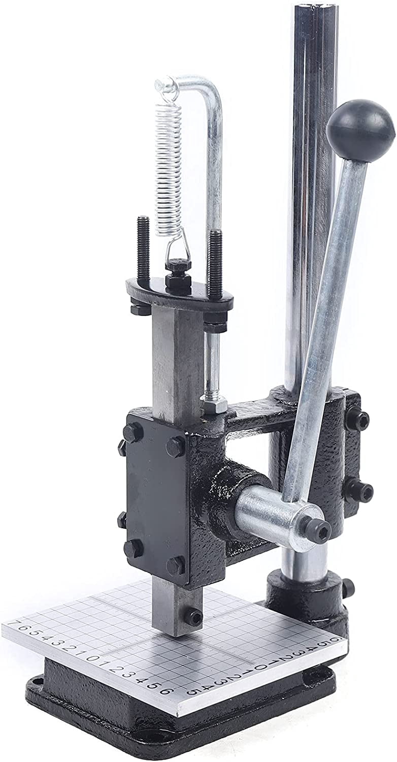 Hole Manual Press Leather Puncher DIY Cutting Imprinting Machine