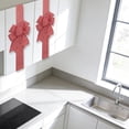 thumbnail image 4 of Decorative Bow Streamer With Fastening Mechanism For Windows Doors And Gifts Red And White Heart Or Stripe Pattern Fabric, 4 of 8