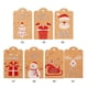 thumbnail image 4 of 48 100 piezas etiquetas navideñas etiquetas de regalo de papel Kraft de Navidad etiqueta colgante para manualidades Diy, 4 of 5