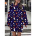 thumbnail image 5 of Nuevo vestido con capucha para mujer, estilo casual callejero minimalista, vestido de cumpleaños a la moda, top con capucha, ropa deportiva 3d para mujer, 5 of 5