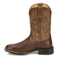 thumbnail image 3 of Justin Boots Mens Conroe 11 Inch Embroidered Square Toe Cowboy  Mid Calf Bo, 3 of 5