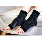 1 Pairs Moisturizing Cracked Heel Socks - Treat Dry Heels Fast Pain Relief from Cracking Feet with these Heel Protector Pads for Women and Men