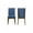 Blue, variant on New Classic Furniture Maggie Solid Wood Dining Chair in Natural (Set of 2)