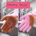 thumbnail image 4 of 10PCS Washing Cleaning Gloves Convex Point Silicone Multi Purpose Gloves for Pet Cleaning Kitchen Wa, 4 of 5