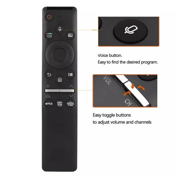 New BN59-01330A TM2050A BN59-01329A Voice Remote Control for Samsung TV UN50TU8000FXZA UN55TU8000FXZA UN75TU8000F QN50Q60T QN50Q6DT QN55Q60T QN43Q60T QN43Q6DT