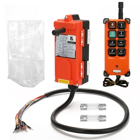 

Docooler F21-E1B DC12-72V Industrial Remote Controller Switches Hoist Crane Control Lift Remote Control with One and One