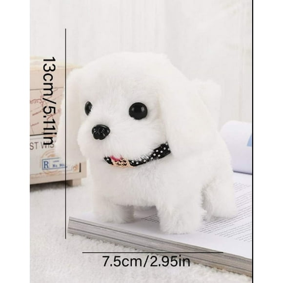 Children's toy plush electric dog stand, small dog stand, electronic pet simulation machine dog